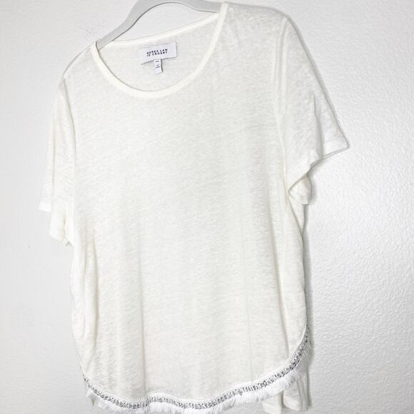 Derek Lam 10 Crosby White Chain Tshirt Medium - Picture 5 of 7
